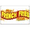 Signmission Hot Fresh French Fries Banner Concession Stand Food Truck Single Sided B-96 Hot Fresh French Fries19 - alternate 1